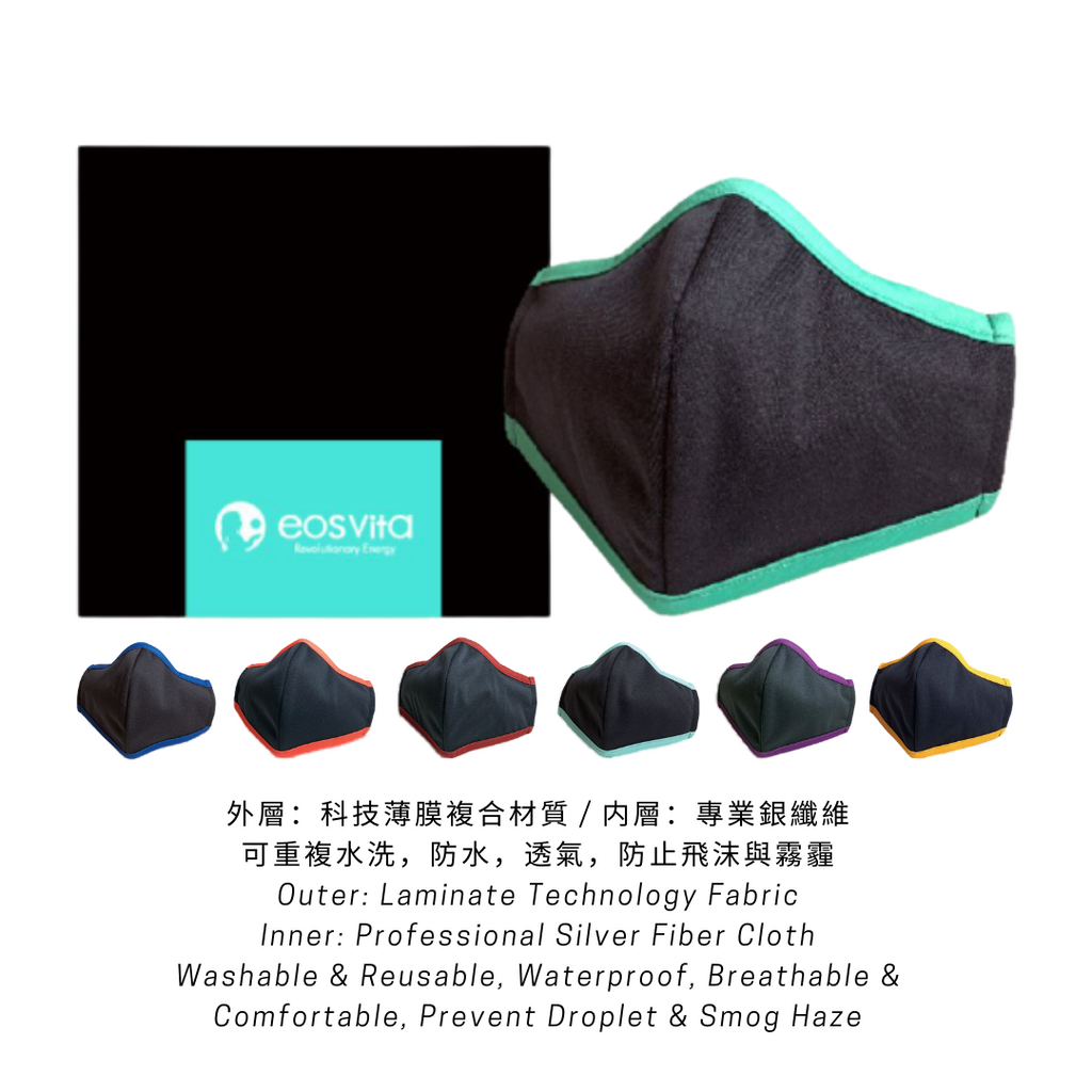 Comfortable Antibacterial Mask - Color Piping Version | 舒適抗菌口罩 - 撞色系列